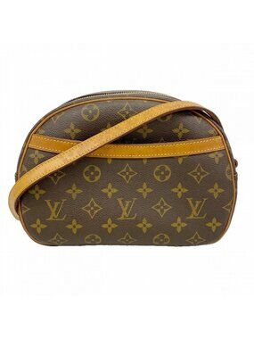 Louis Vuitton Shoulder Bag Monogram Blois Brown